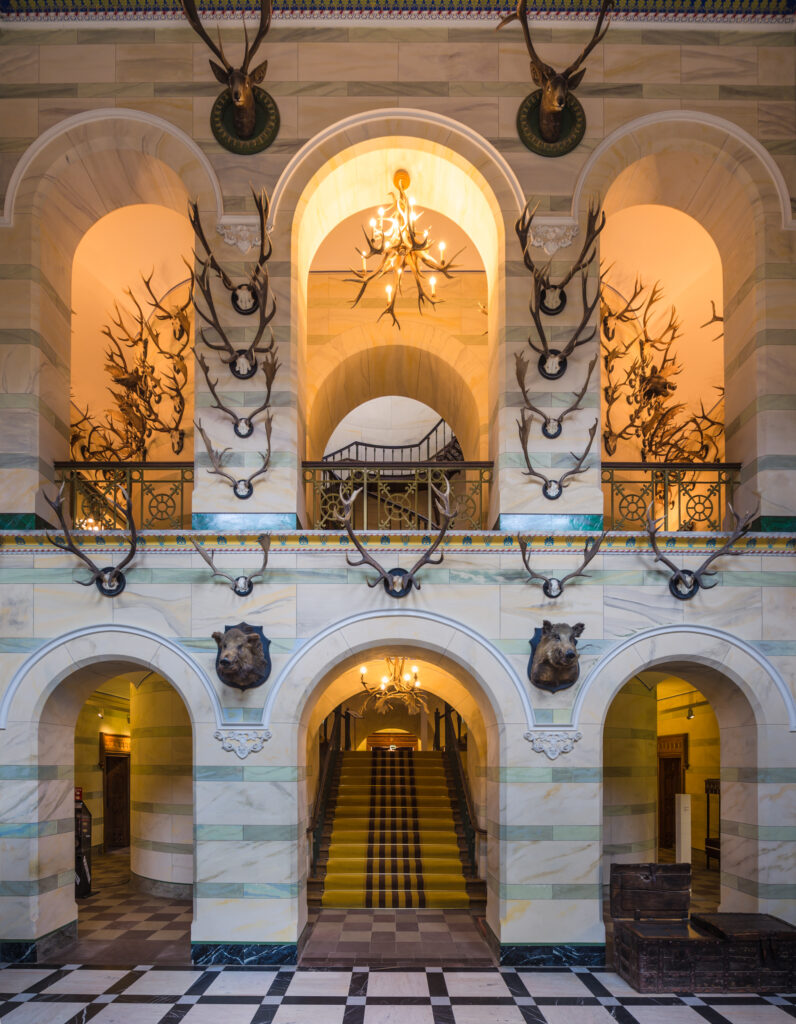 Eingangshalle im Jagdschloss Granitz